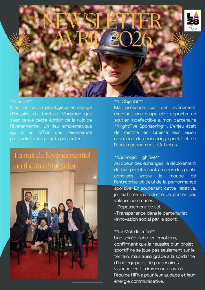 Couverture de la newsletter de Lisa Cez, avril 2026