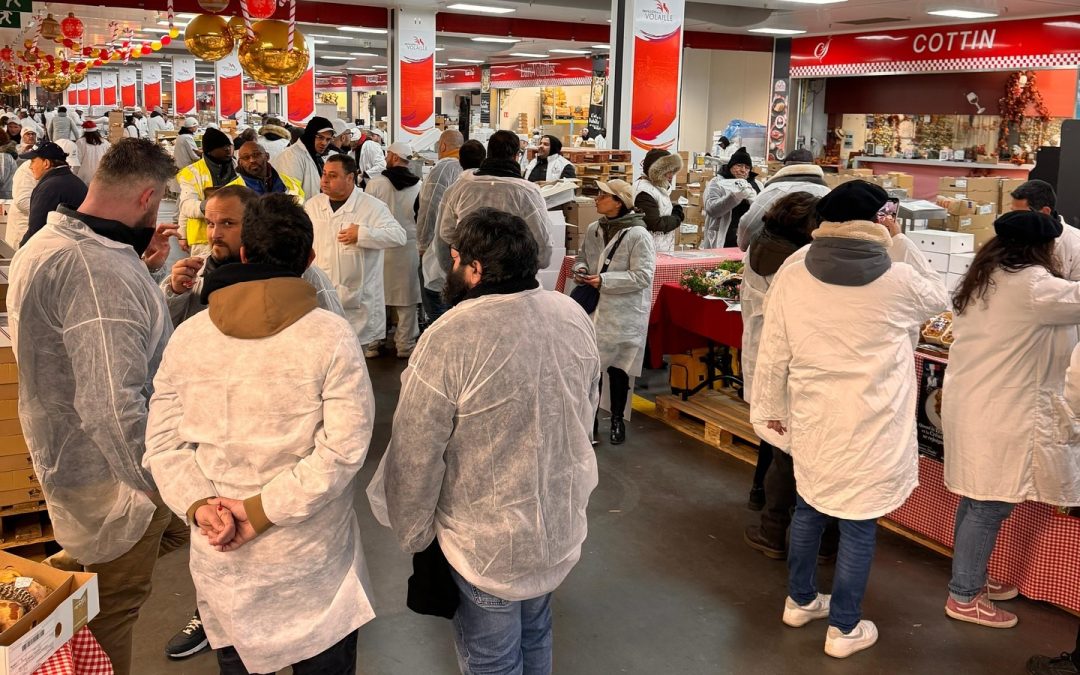 Courtin Hervouet célèbre le Beaujolais Nouveau au coeur du MIN de Rungis