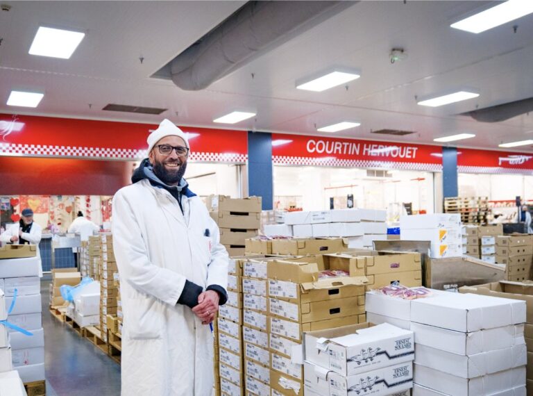 Abdel sur le carreau Courtin Hervouet à Rungis