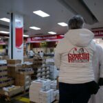 Une collaboratrice Courtin Hervouet sur le carreau de Rungis